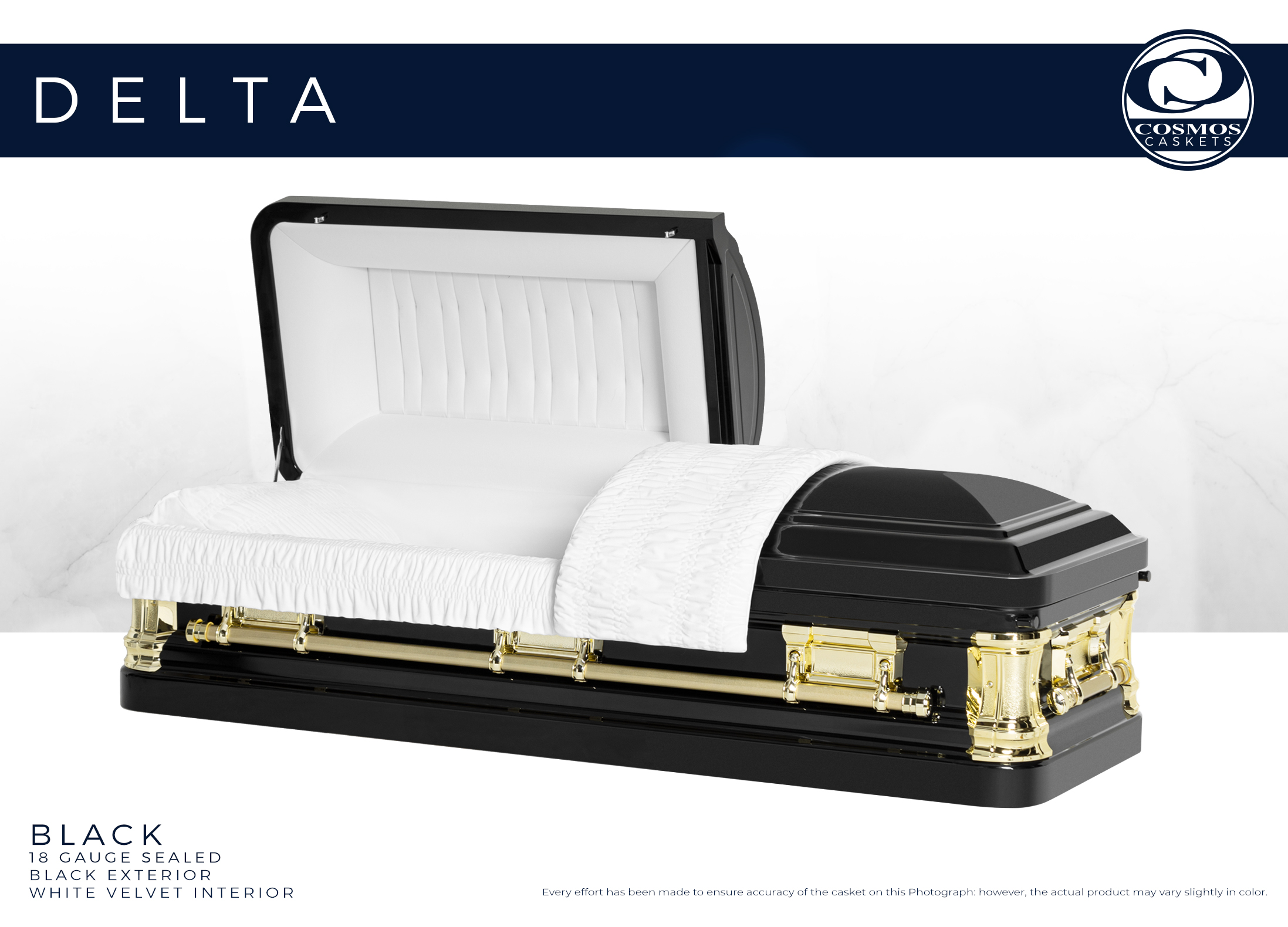 ●CLOSED CASKET compilation DELTA SKELTA Delta Black – CosmosCaskets.com