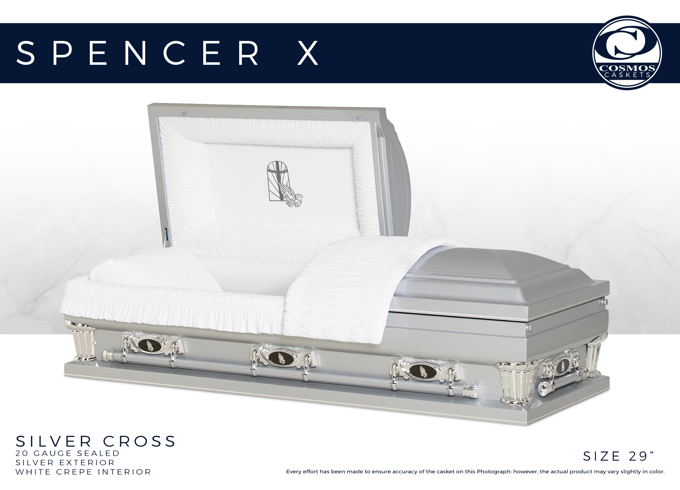 Spencer X Silver Cross – CosmosCaskets.com